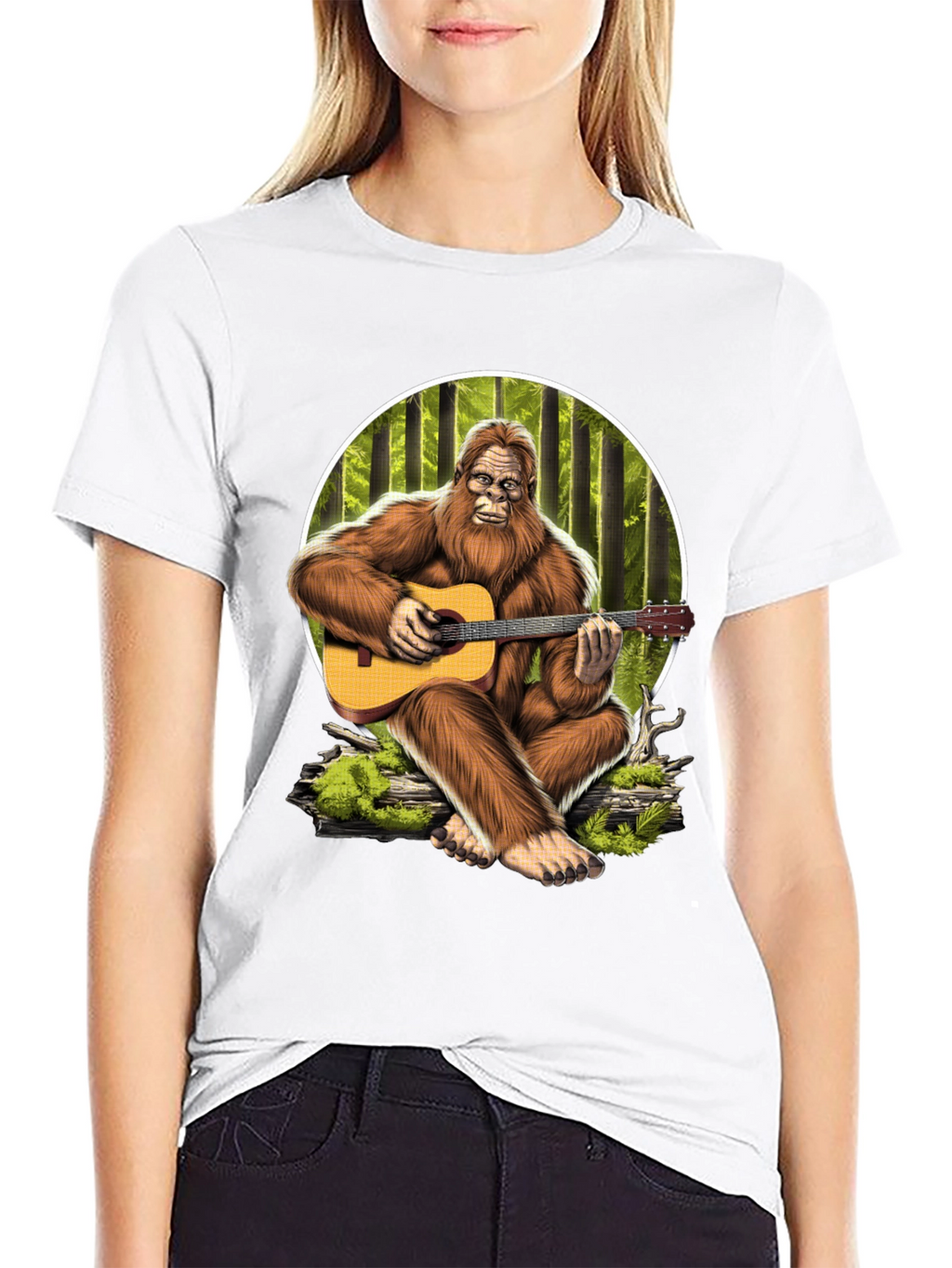 Bigfoot Guitar T-Shirt