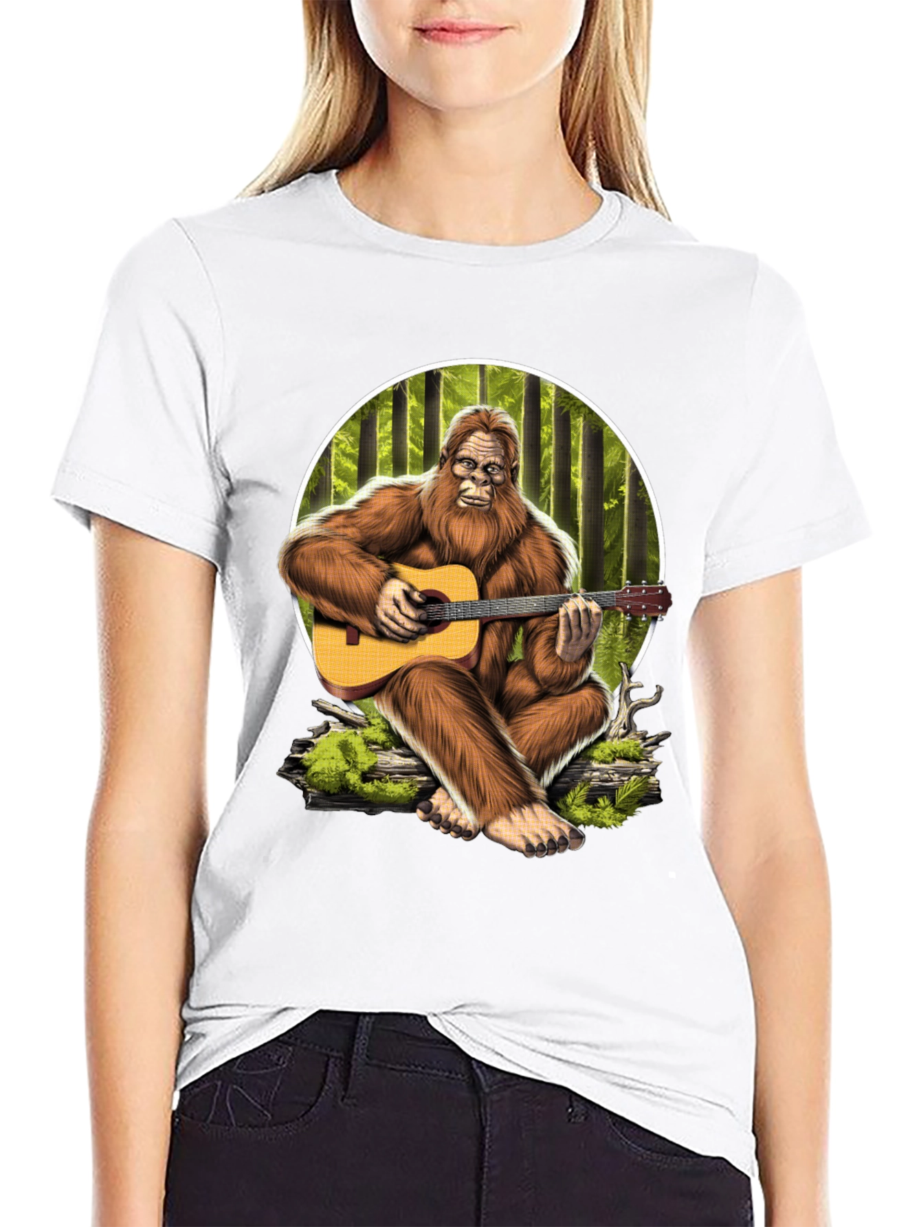 Bigfoot Guitar T-Shirt