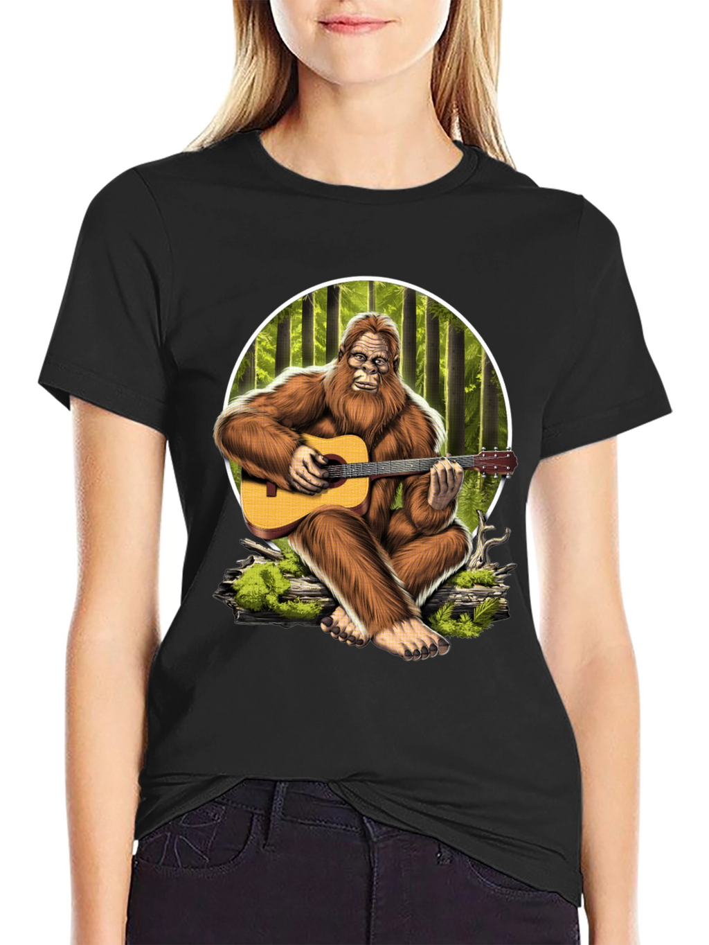 Bigfoot Guitar T-Shirt