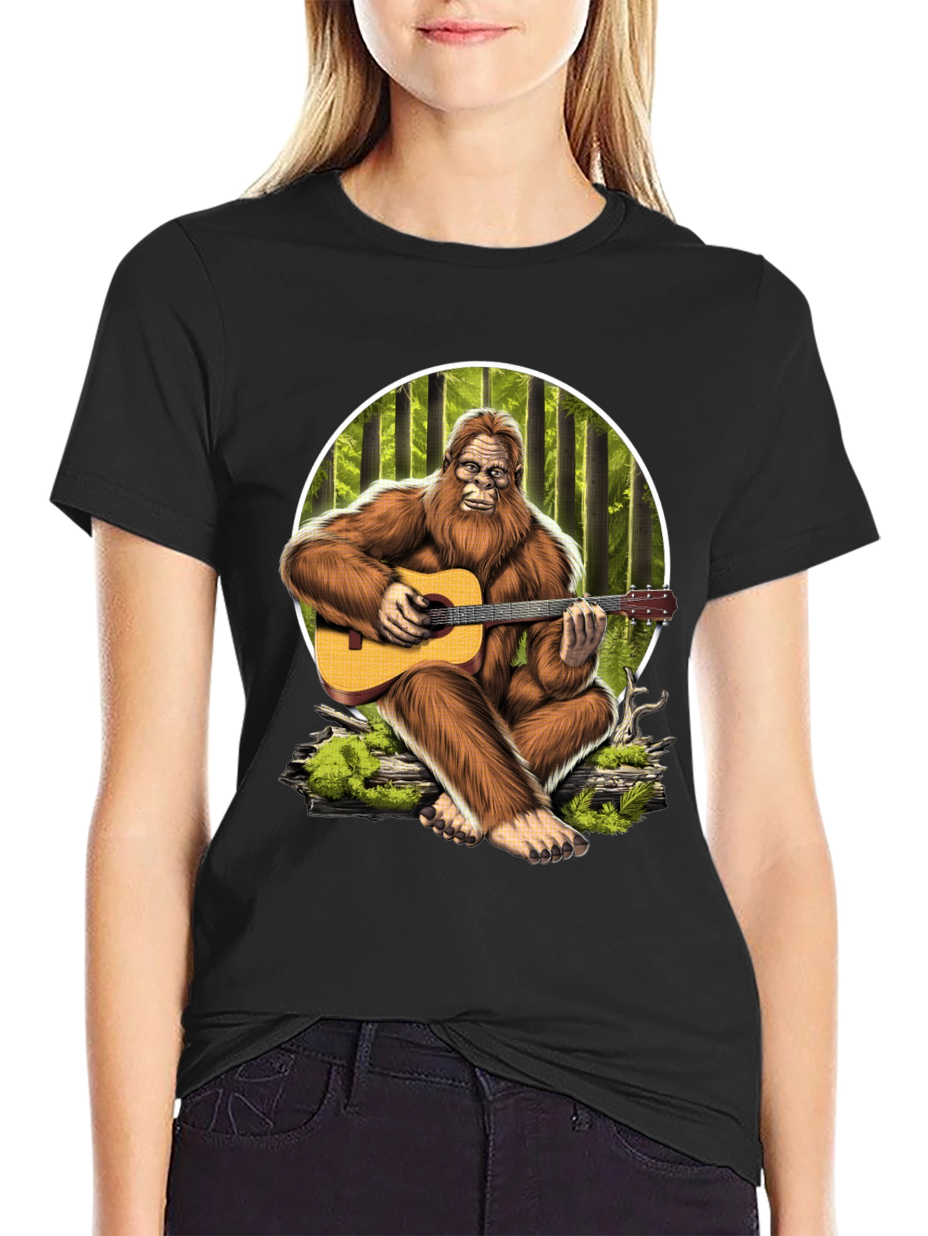 Bigfoot Guitar T-Shirt