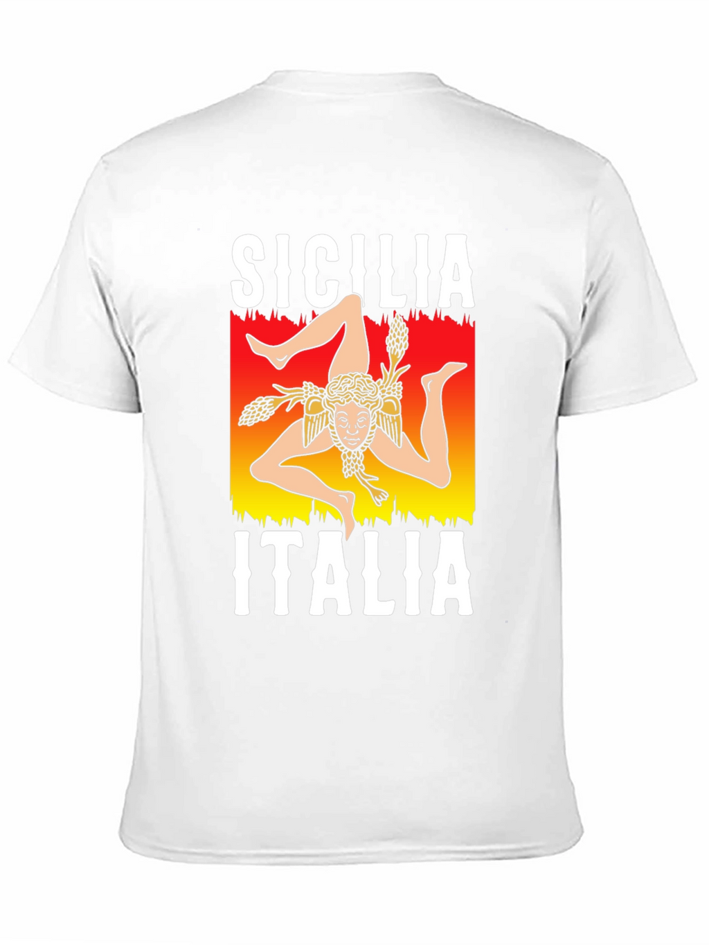 Sicilia Italia T-Shirt Trinacria Symbol