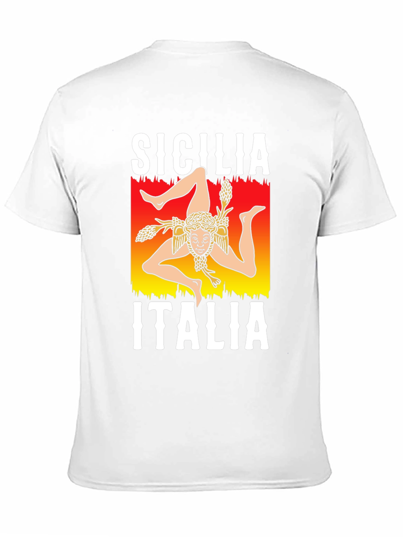 Sicilia Italia T-Shirt Trinacria Symbol