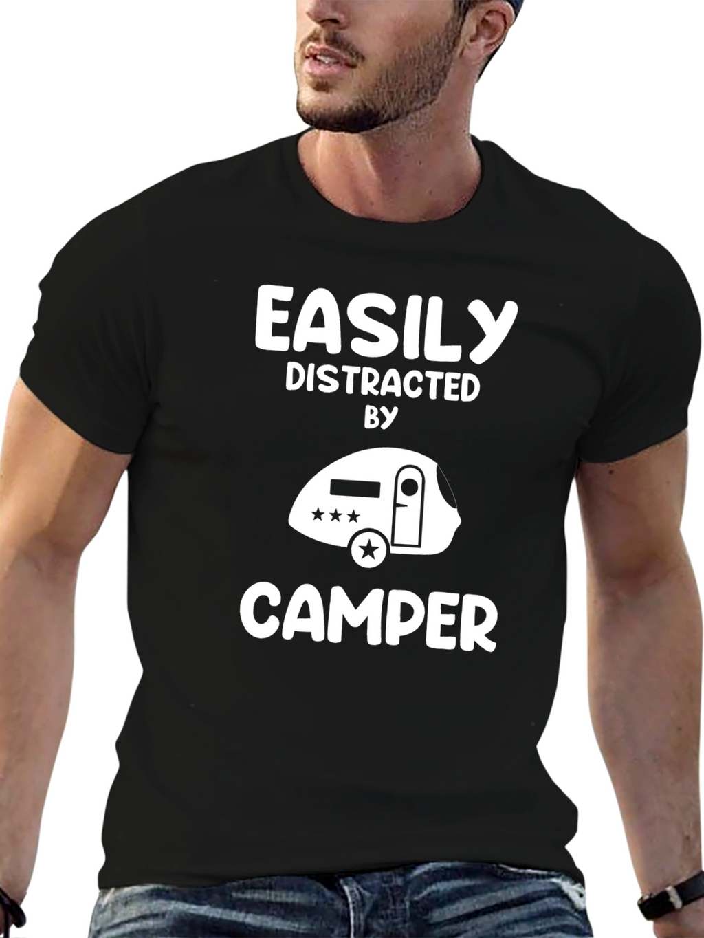 Easily Distracted By Camper Tee
