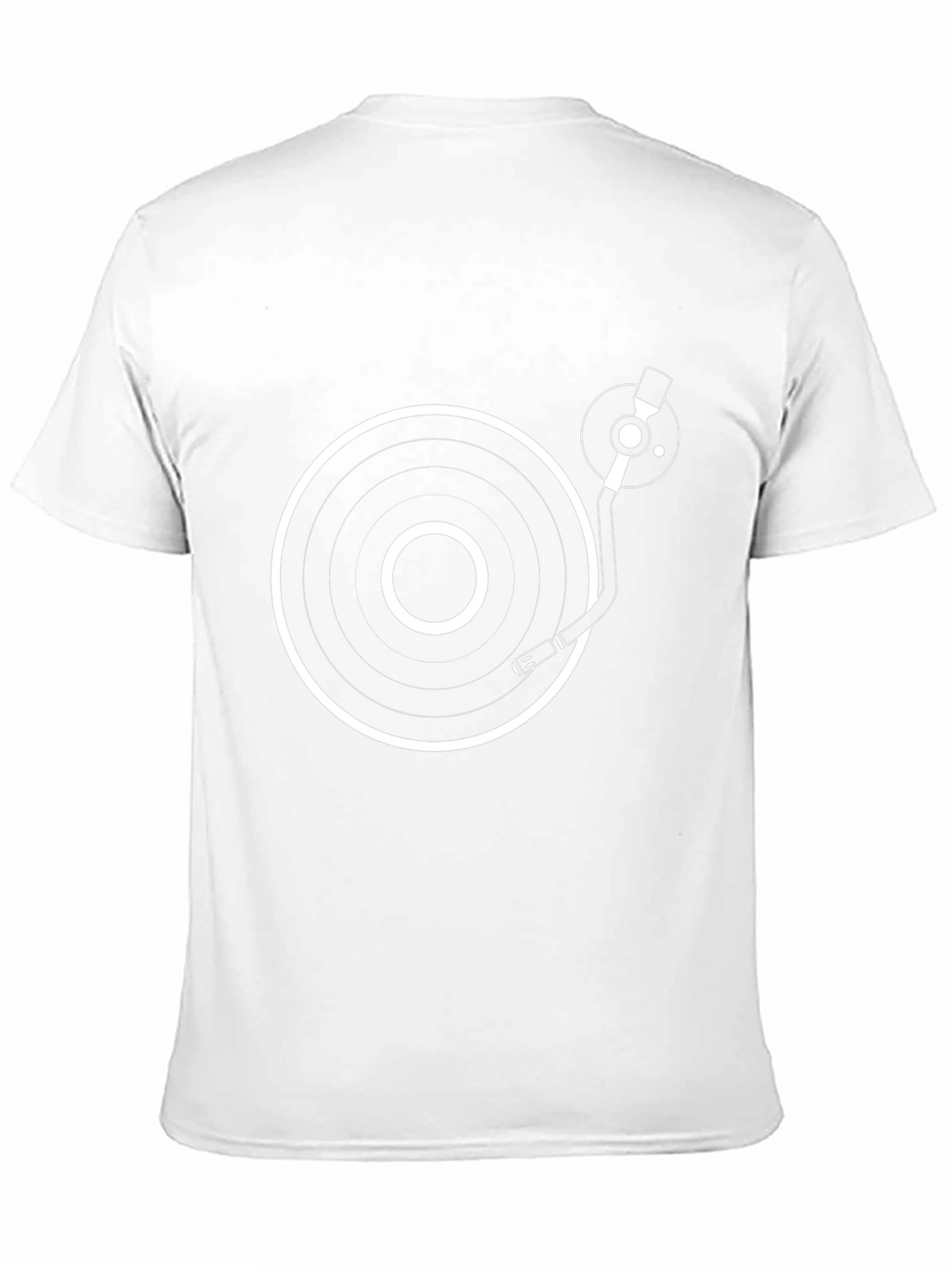 DJ Turntable Graphic Black T-Shirt