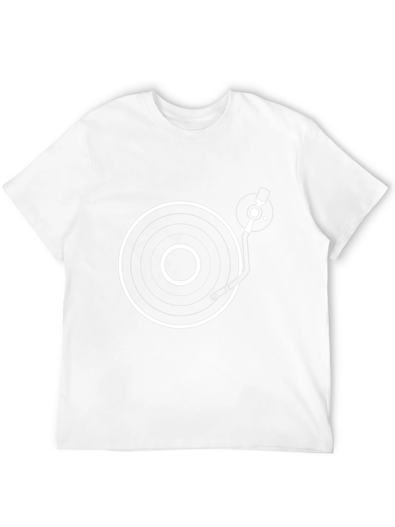 DJ Turntable Graphic Black T-Shirt
