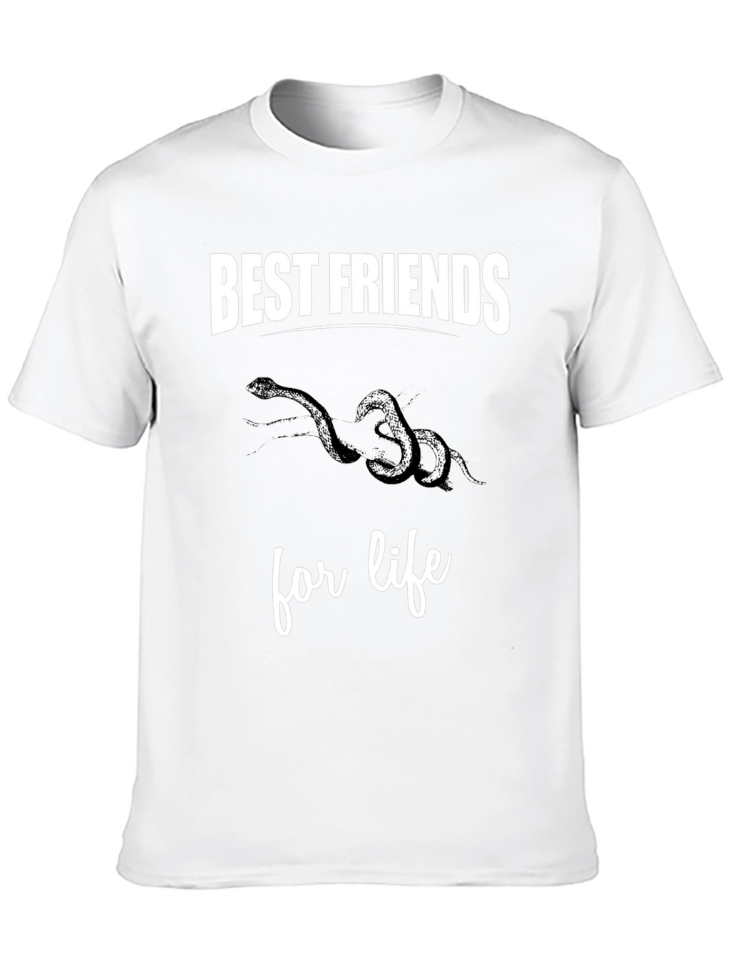 Best Friends Snakes Graphic Tee Shirt