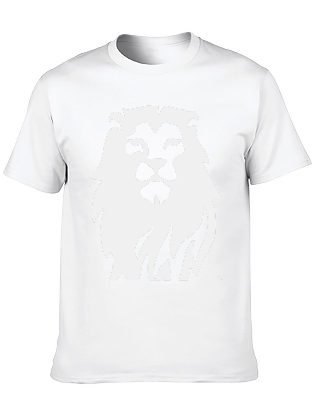 Bold Lion Graphic Tee - Classic Black Cotton Shirt