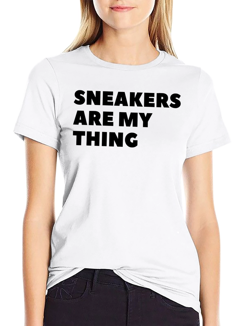 Sneakers Are My Thing Graphic Tee - Black T-Shirt