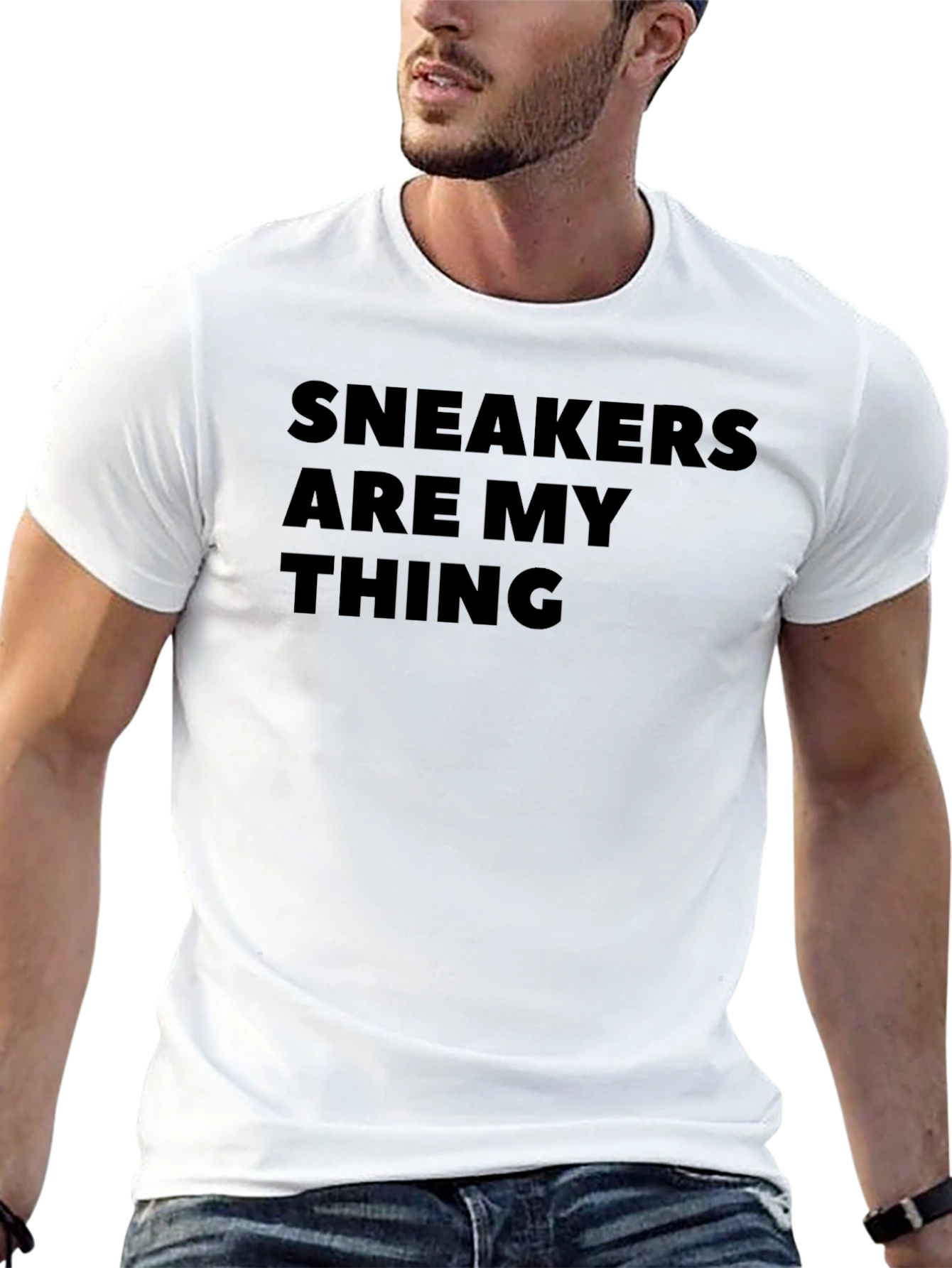 Sneakers Are My Thing Graphic Tee - Black T-Shirt