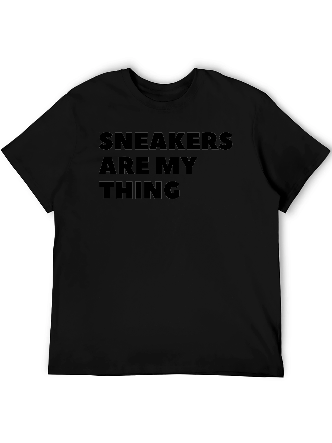 Sneakers Are My Thing Graphic Tee - Black T-Shirt