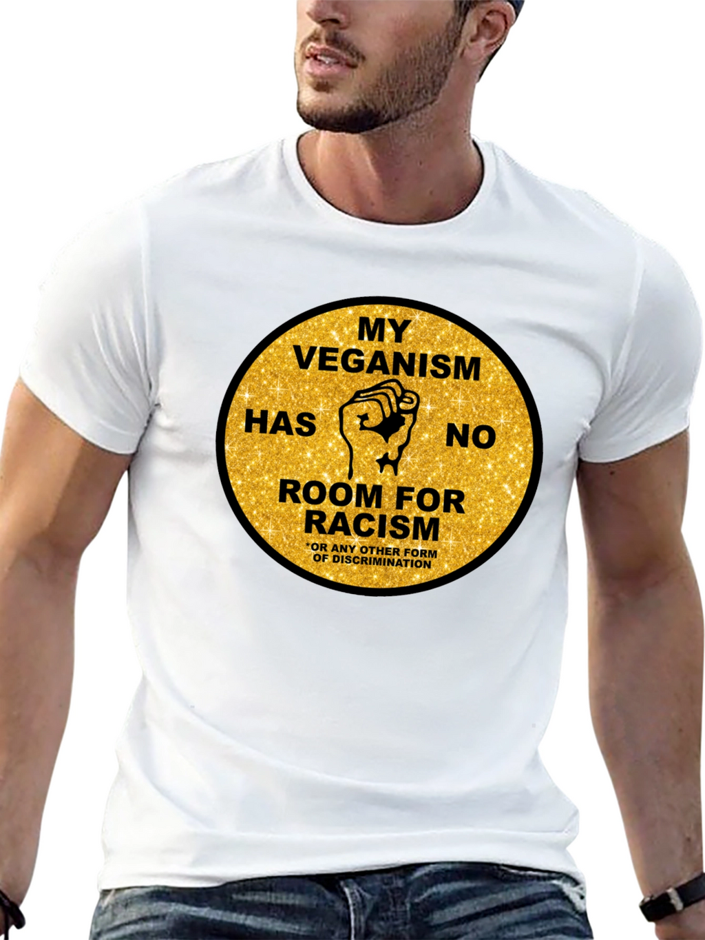 Veganism Anti-Racism Graphic Tee