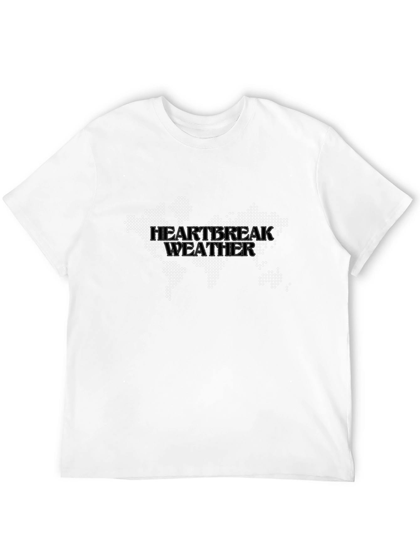 Heartbreak Weather World Map Graphic T-Shirt