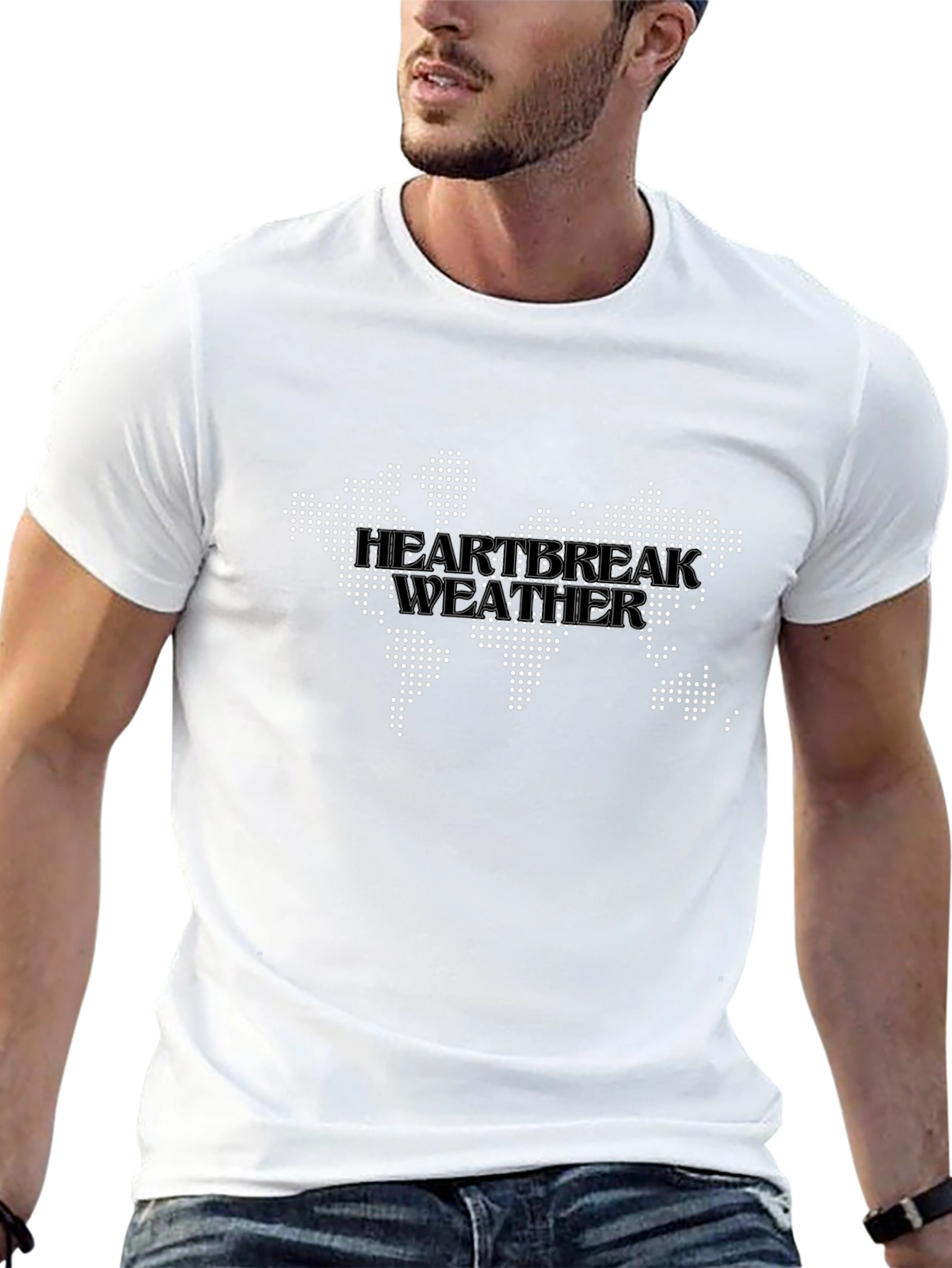 Heartbreak Weather World Map Graphic T-Shirt
