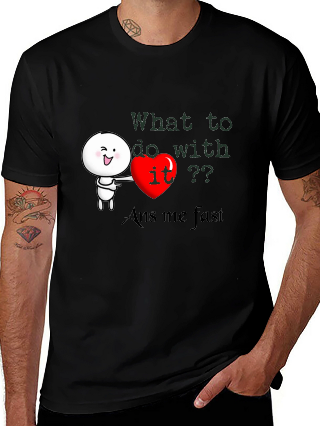 Heart It? Graphic Tee - Answer Fast!