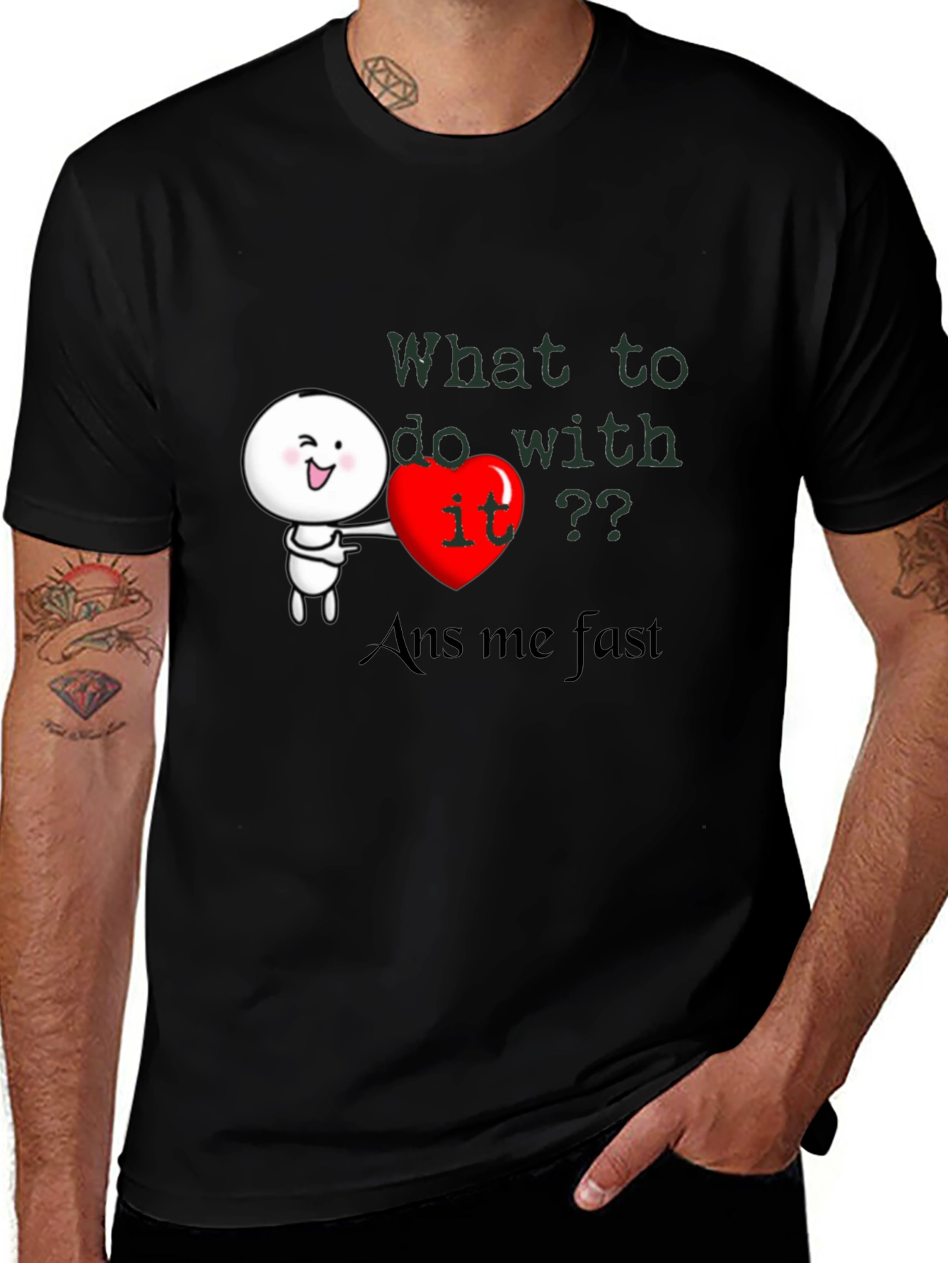 Heart It? Graphic Tee - Answer Fast!