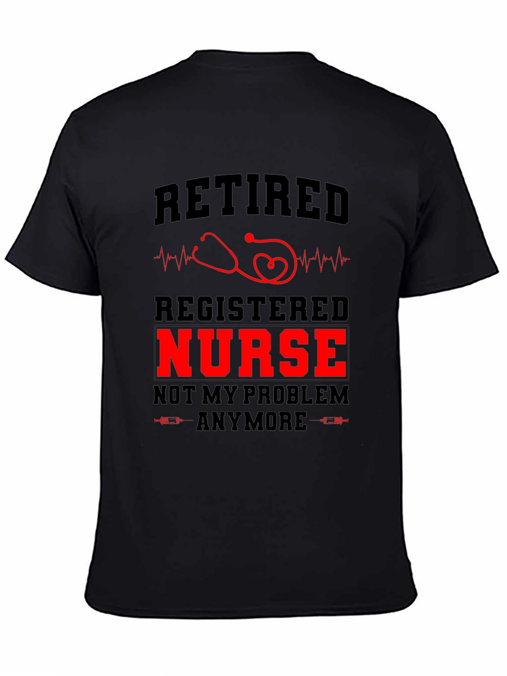 Retired Registered Nurse Graphic Tee