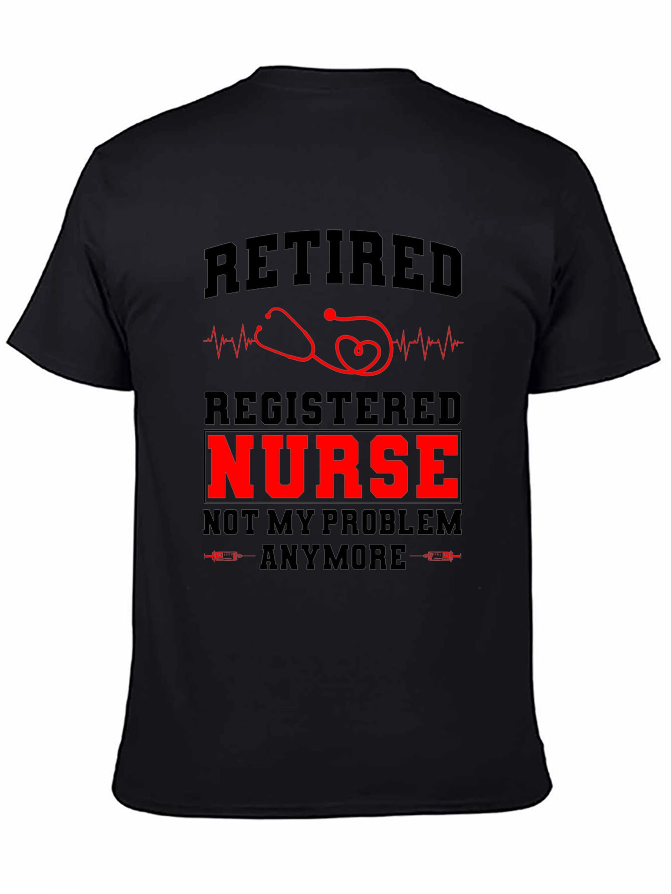 Retired Registered Nurse Graphic Tee