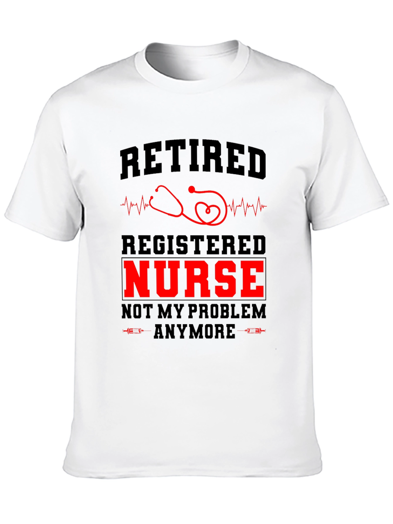 Retired Registered Nurse Graphic Tee