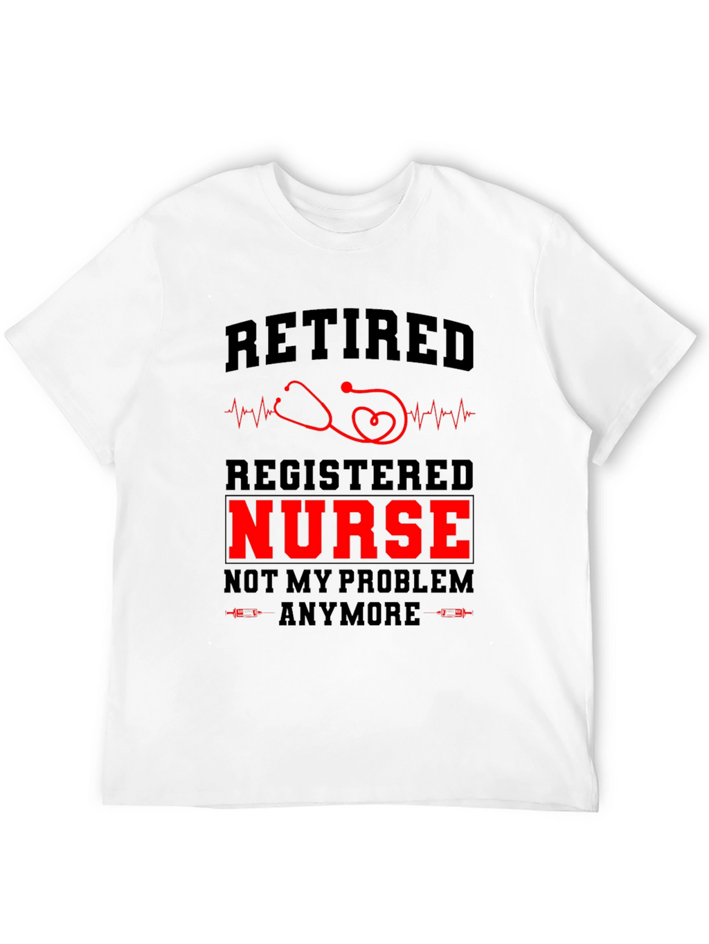 Retired Registered Nurse Graphic Tee