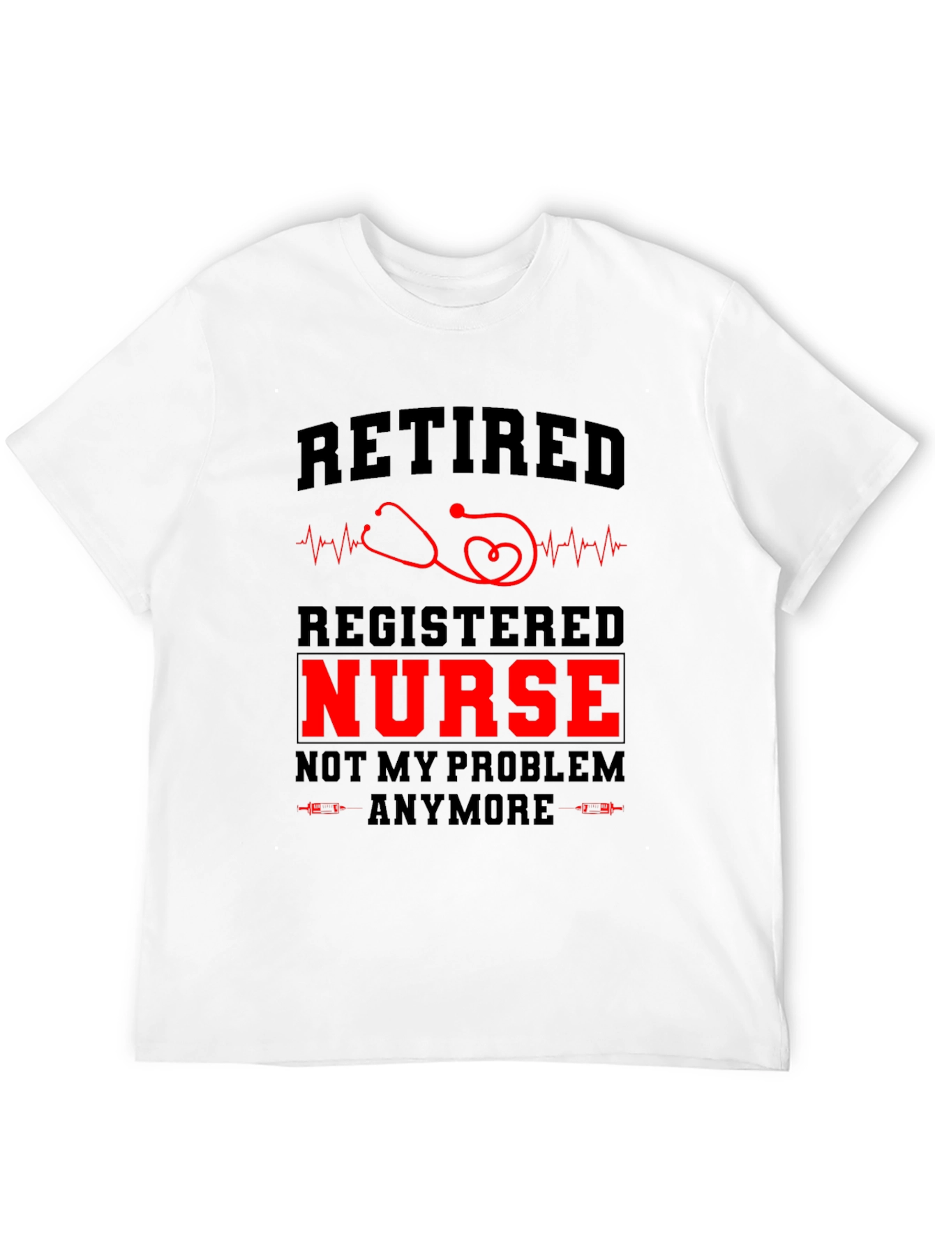 Retired Registered Nurse Graphic Tee
