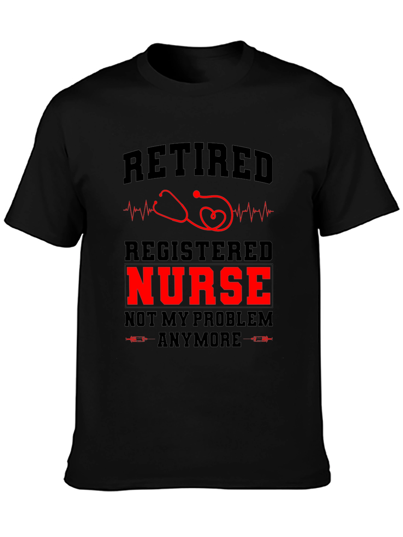 Retired Registered Nurse Graphic Tee