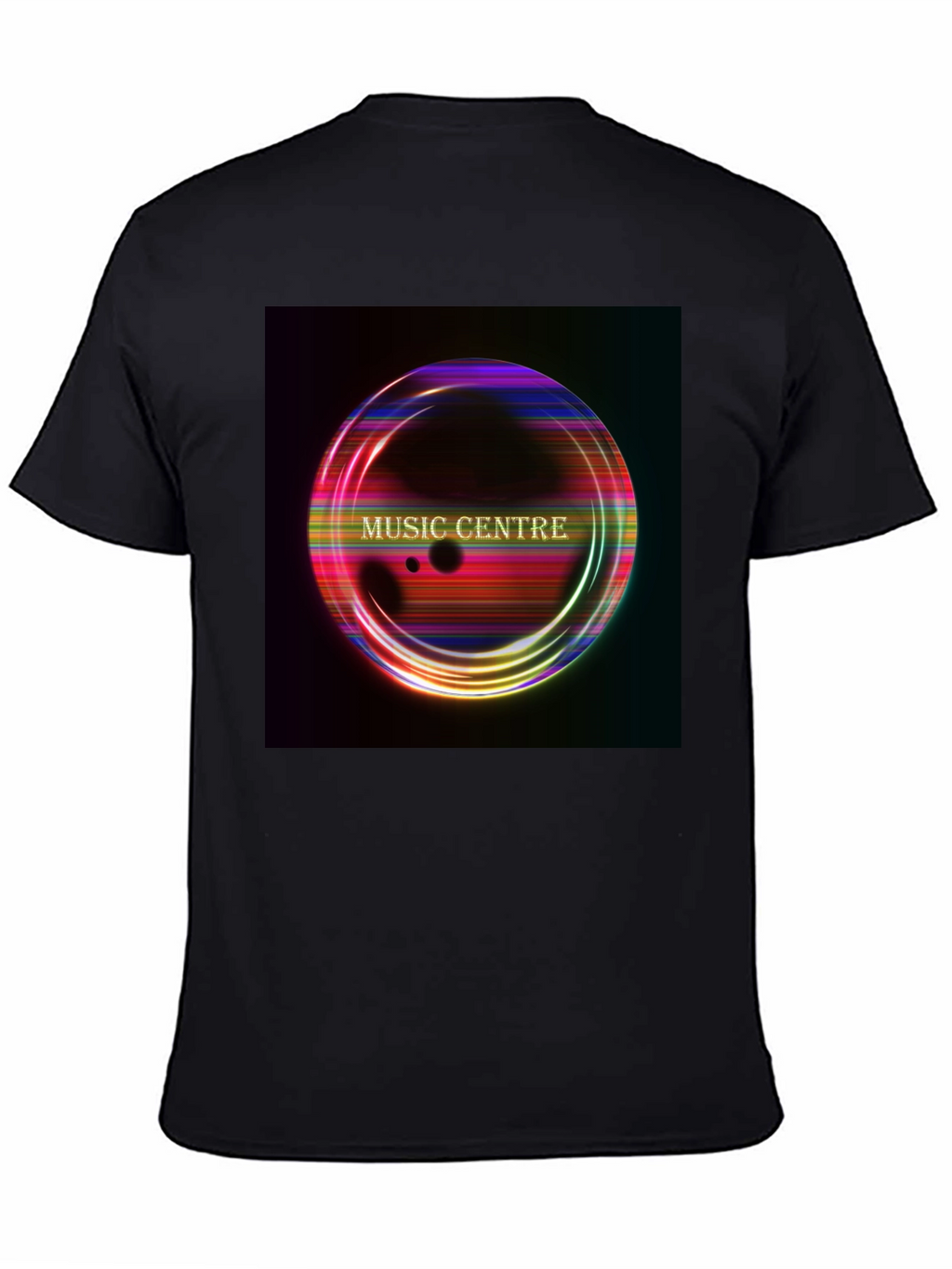 Music Centre Graphic Black T-Shirt