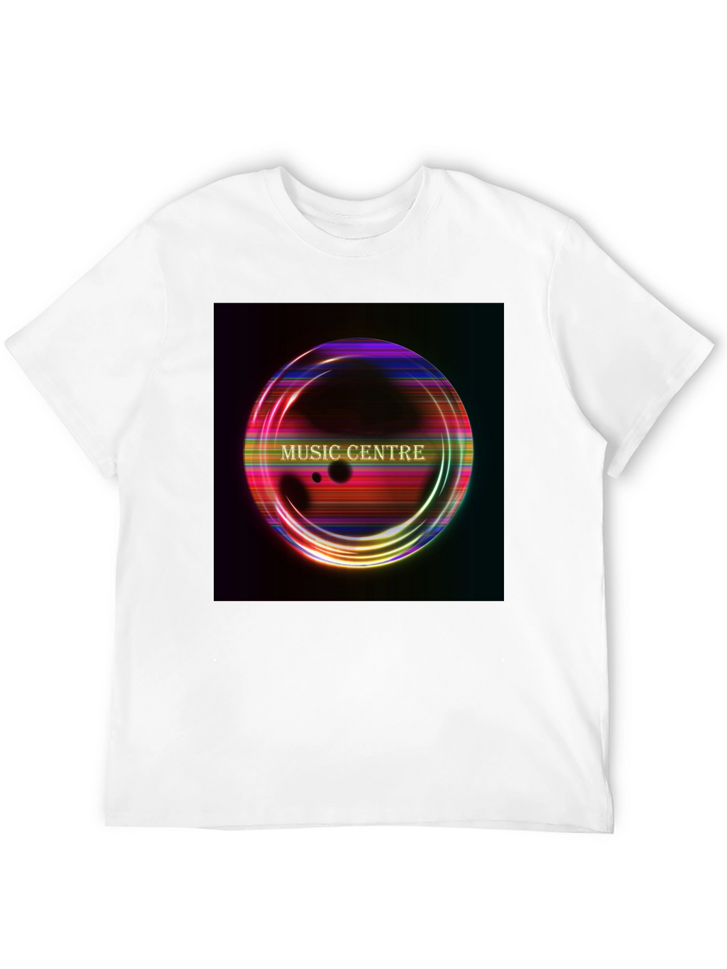 Music Centre Graphic Black T-Shirt