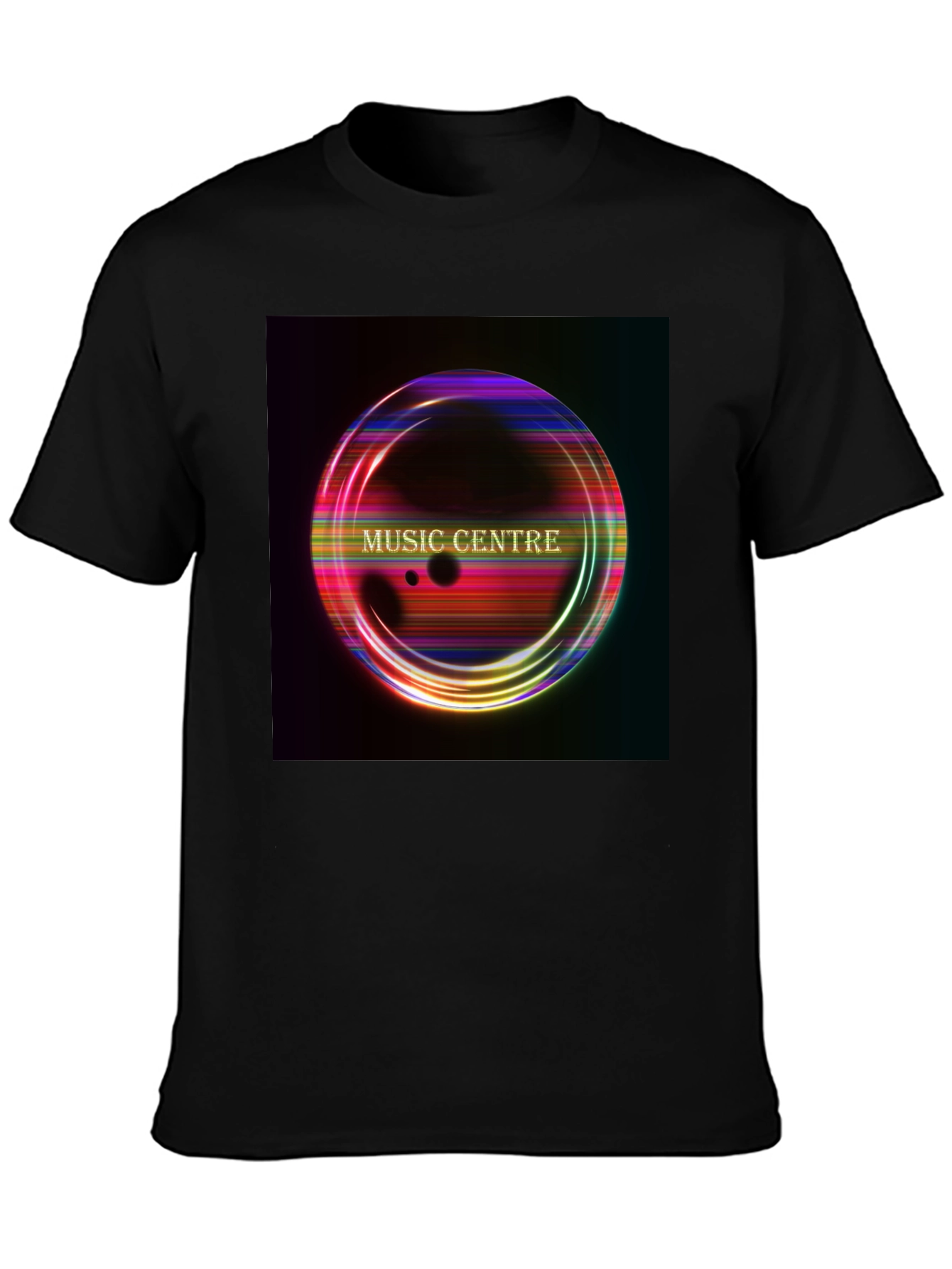 Music Centre Graphic Black T-Shirt