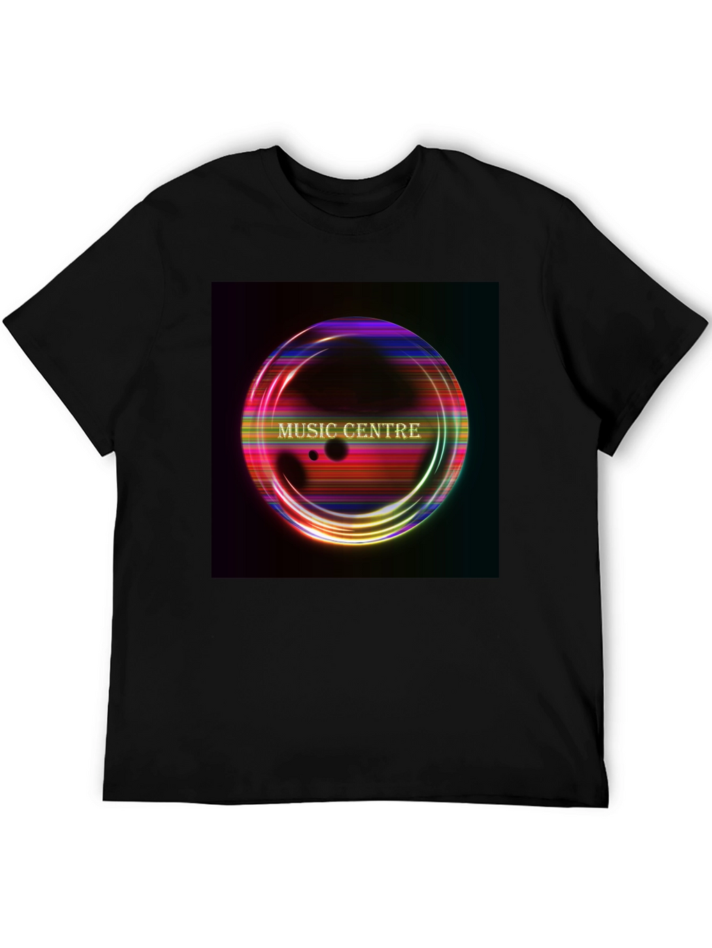 Music Centre Graphic Black T-Shirt