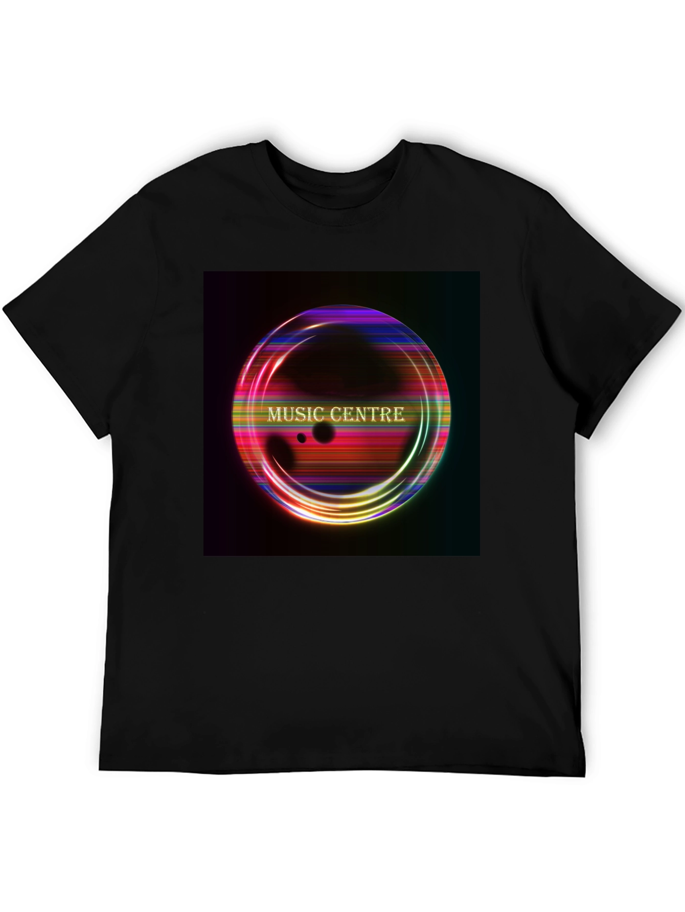 Music Centre Graphic Black T-Shirt