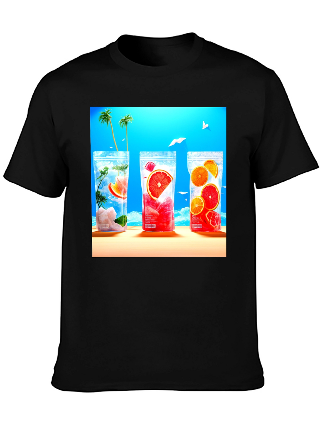 Tropical Drinks T-Shirt - Summer Ready!
