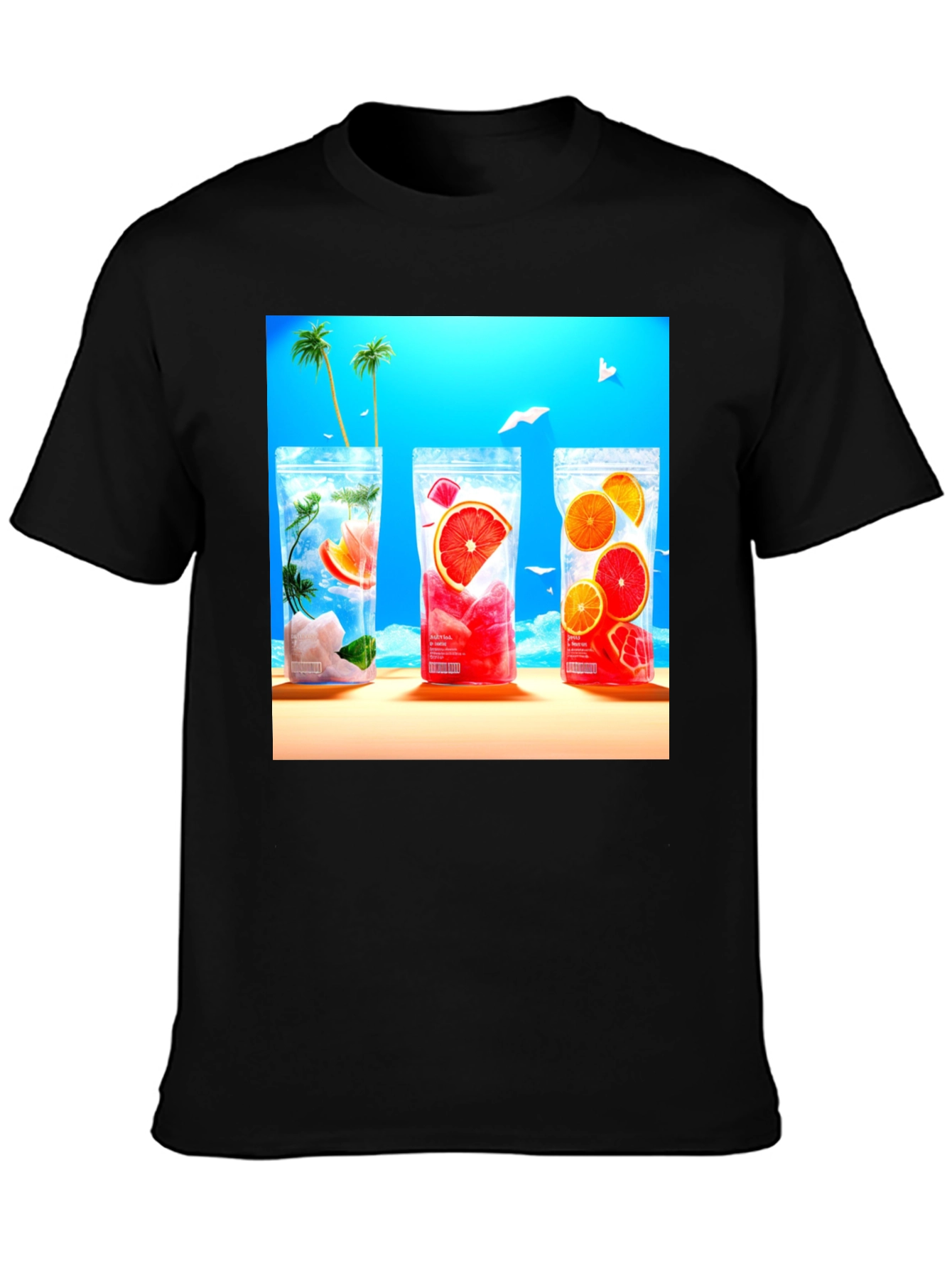 Tropical Drinks T-Shirt - Summer Ready!
