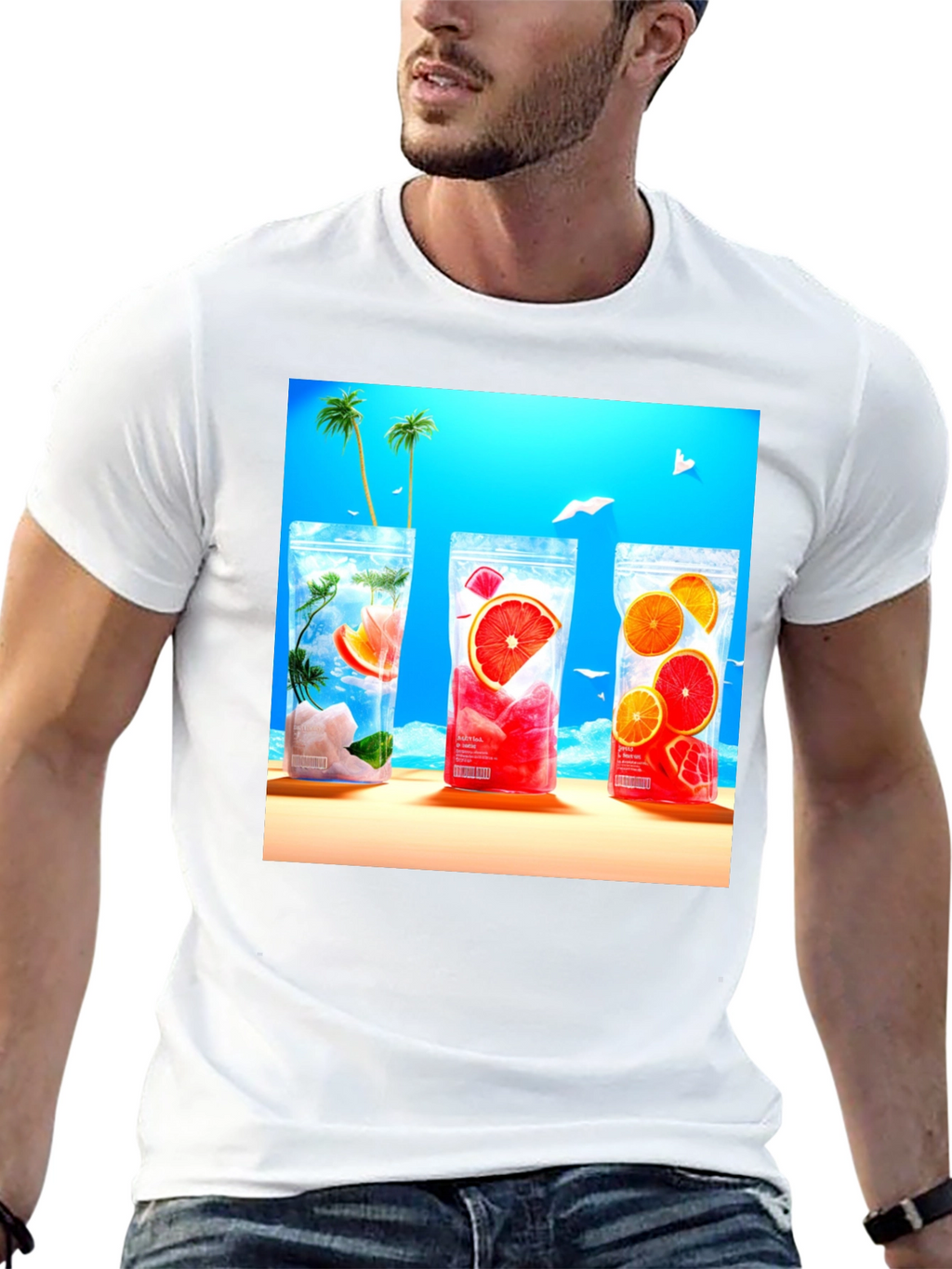 Tropical Drinks T-Shirt - Summer Ready!