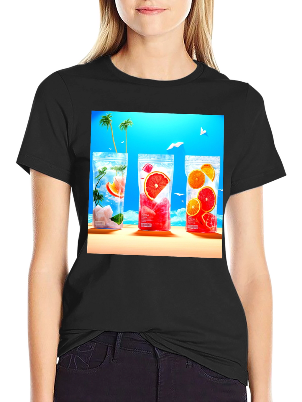 Tropical Drinks T-Shirt - Summer Ready!