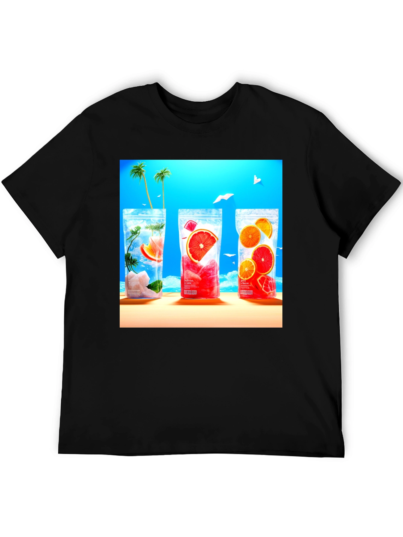 Tropical Drinks T-Shirt - Summer Ready!