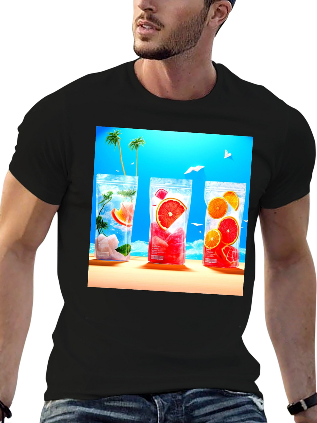 Tropical Drinks T-Shirt - Summer Ready!