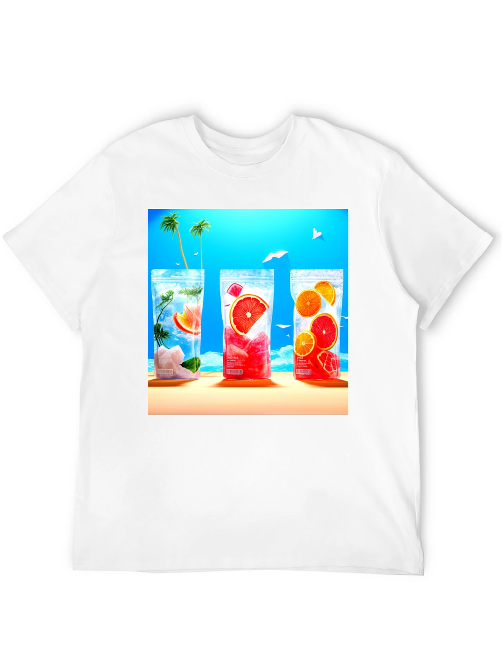 Tropical Drinks T-Shirt - Summer Ready!