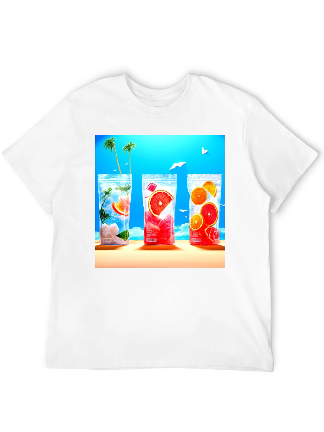Tropical Drinks T-Shirt - Summer Ready!