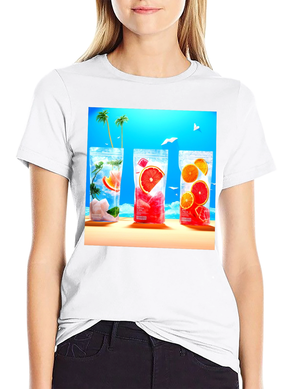 Tropical Drinks T-Shirt - Summer Ready!