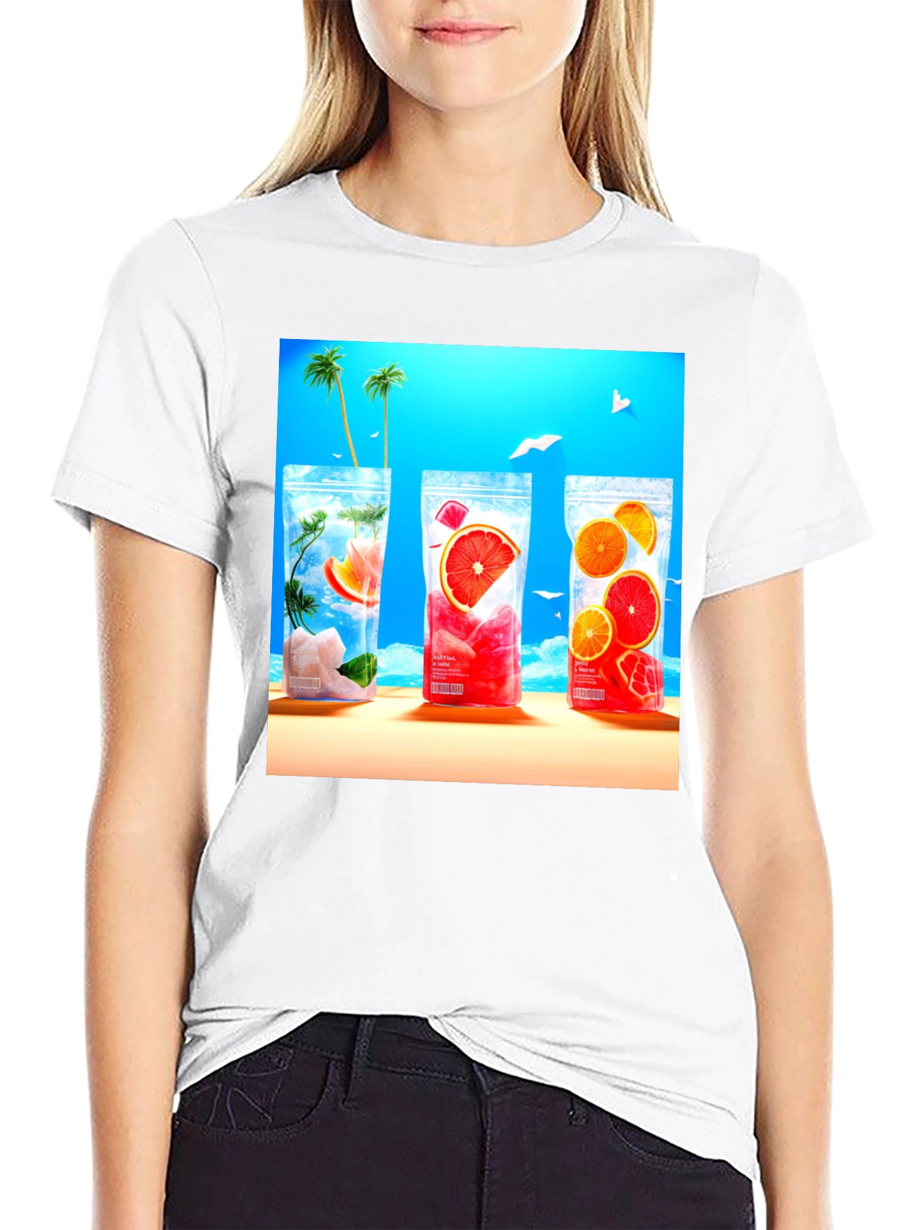 Tropical Drinks T-Shirt - Summer Ready!