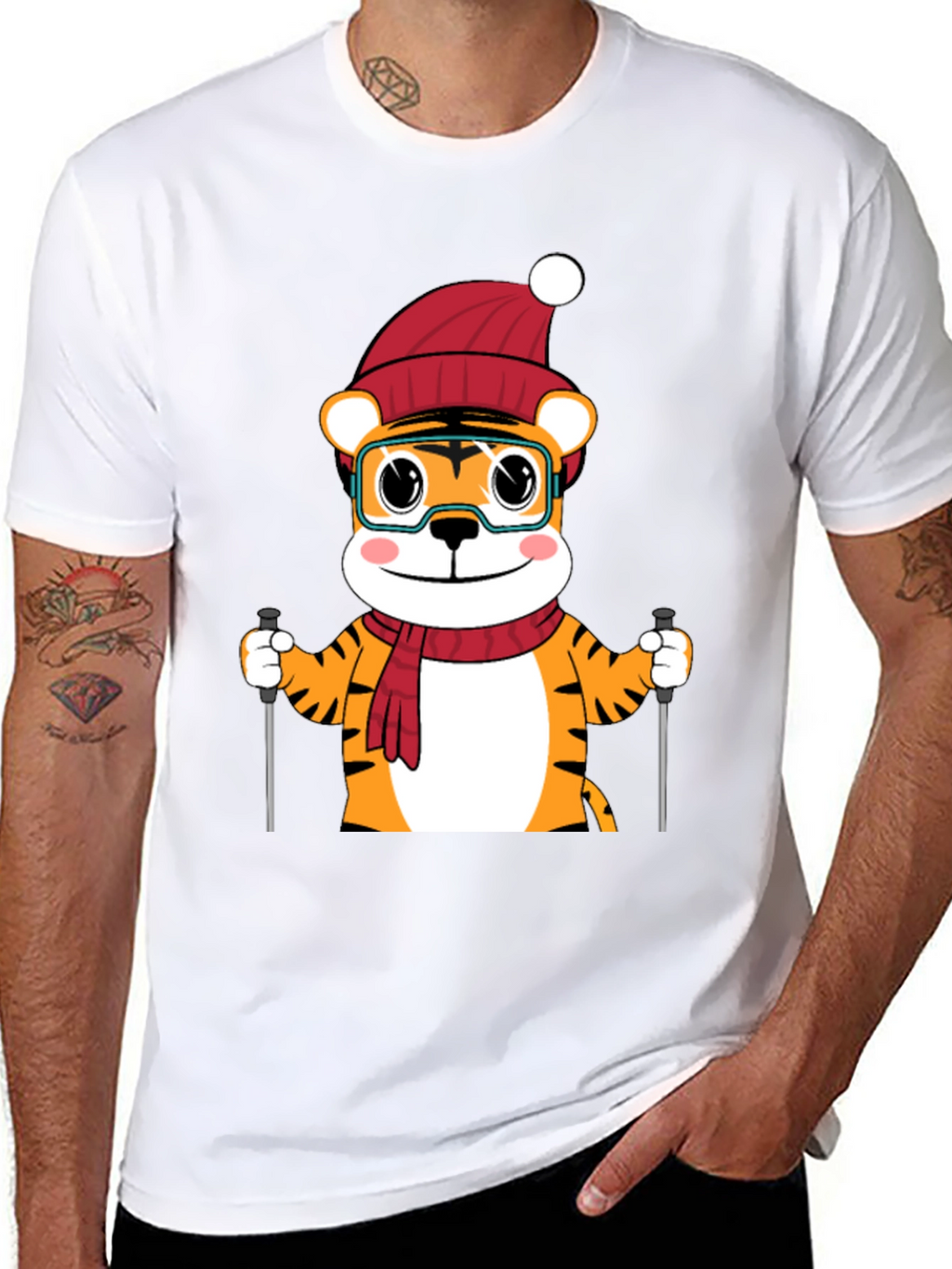 Tiger Winter Holiday T-Shirt