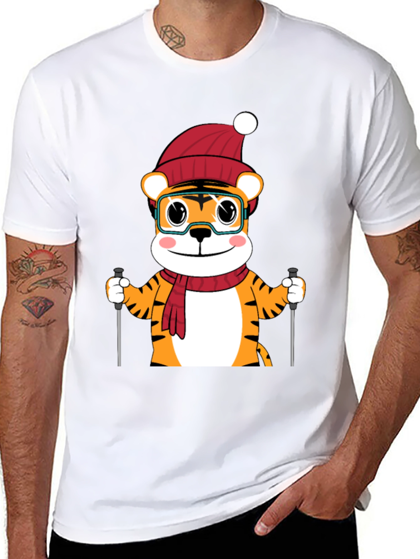 Tiger Winter Holiday T-Shirt