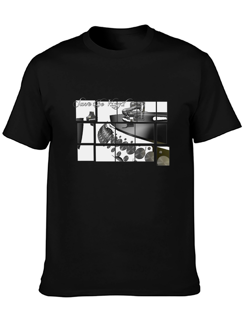 Save the Vinyl Black T-Shirt