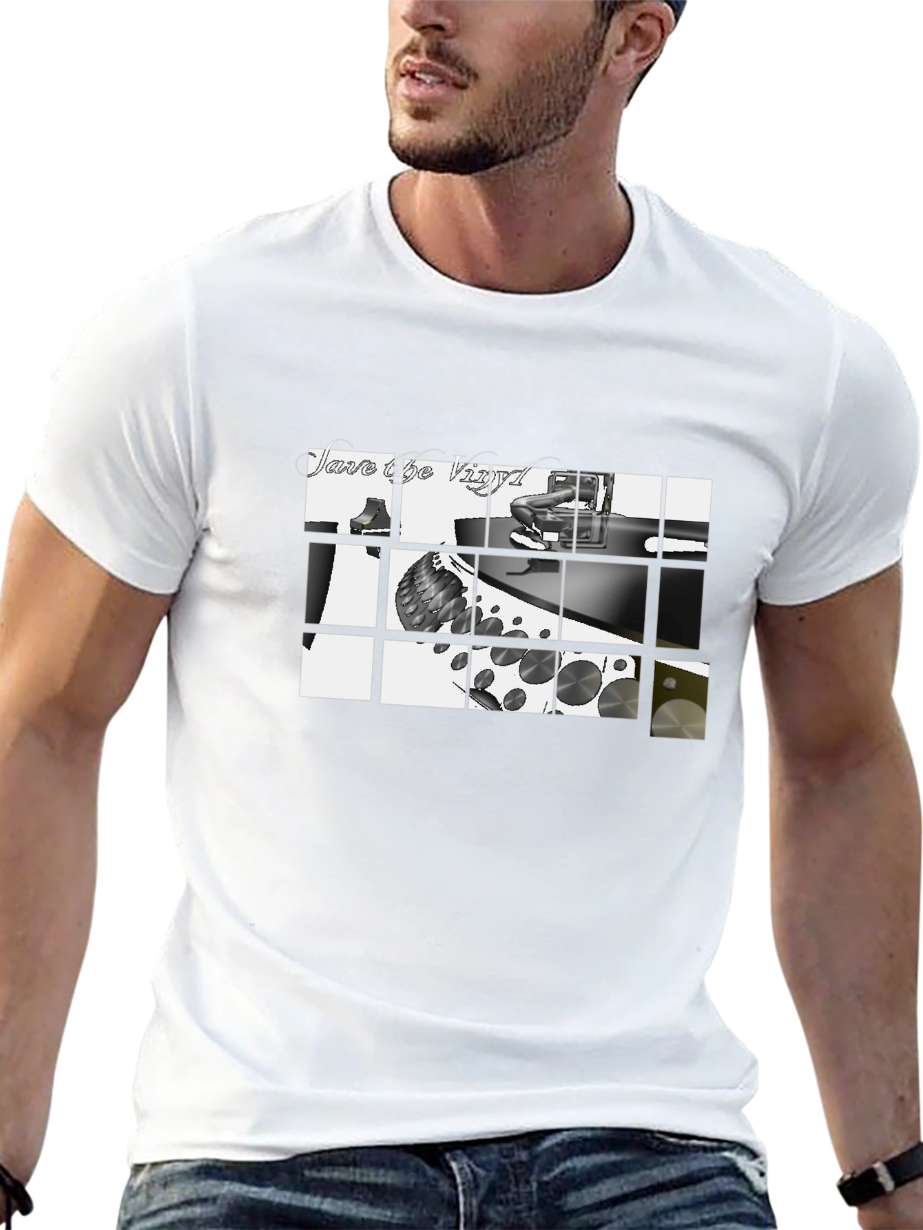 Save the Vinyl Black T-Shirt