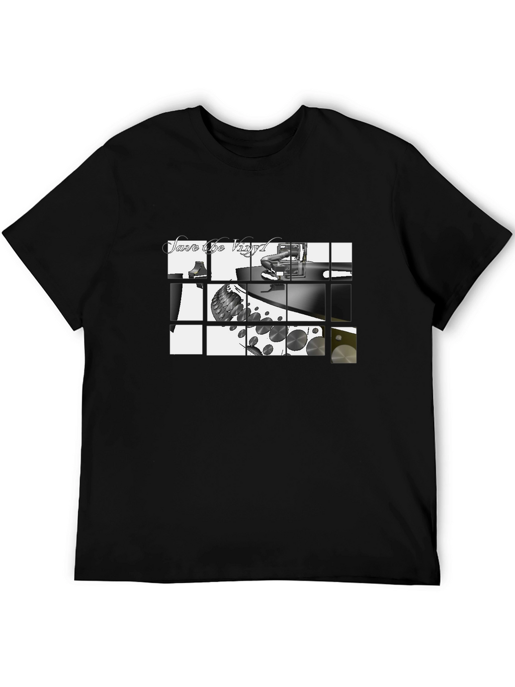 Save the Vinyl Black T-Shirt