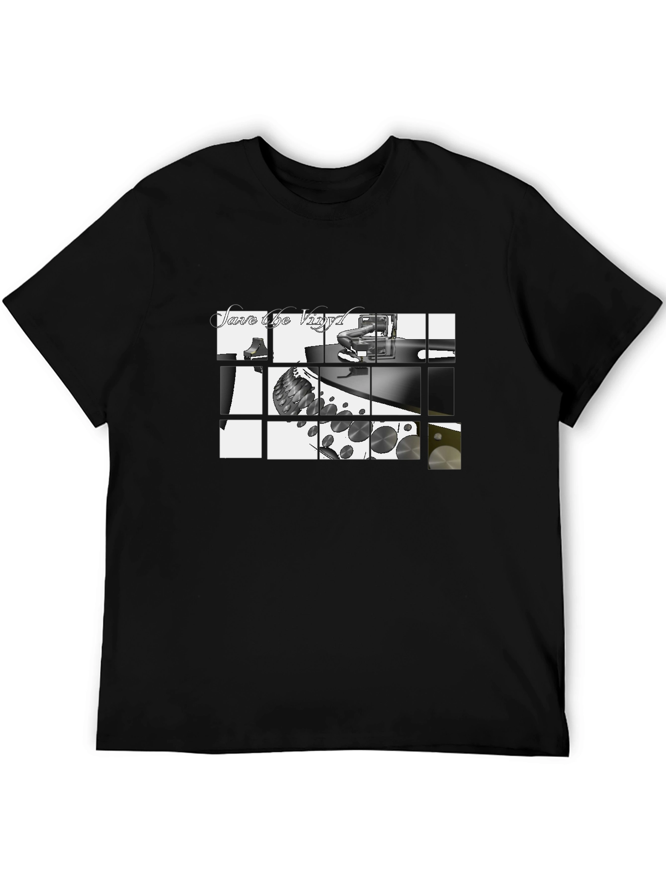 Save the Vinyl Black T-Shirt