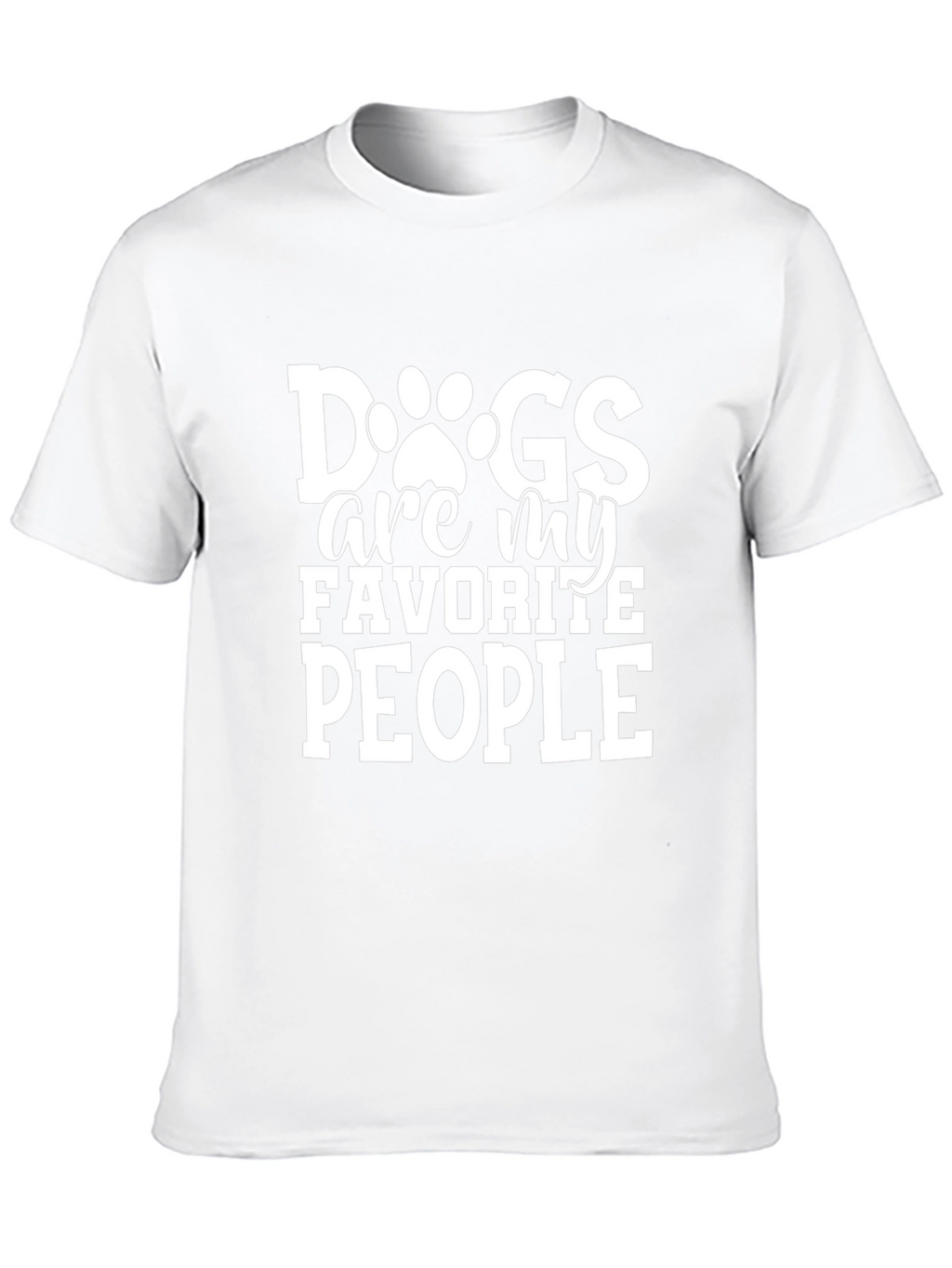 Dogs Are My Favorite People Graphic T-Shirt