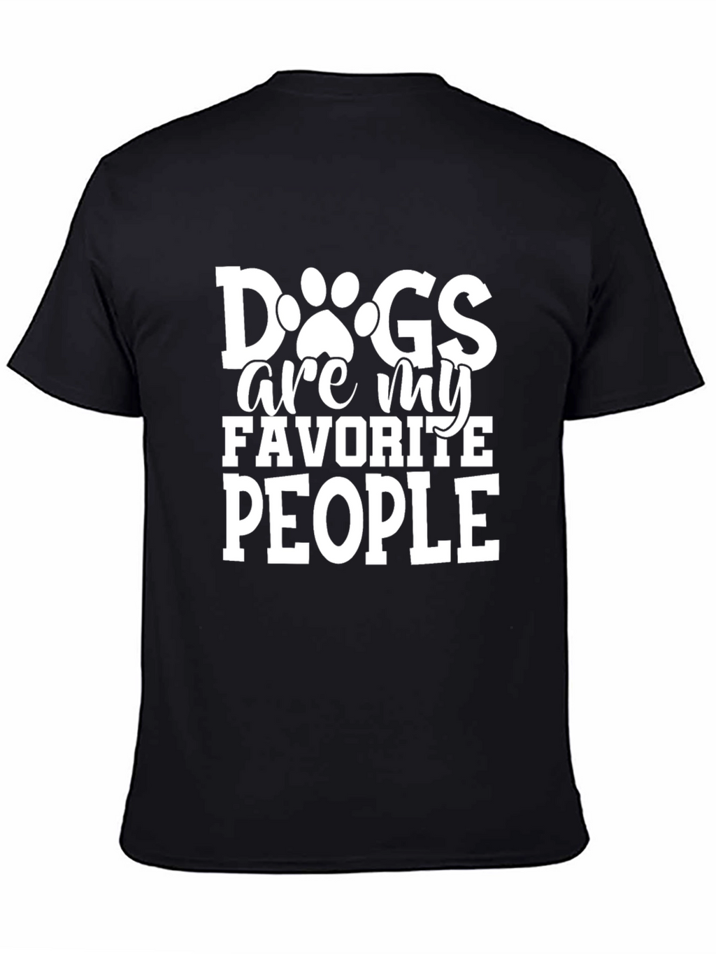 Dogs Are My Favorite People Graphic T-Shirt
