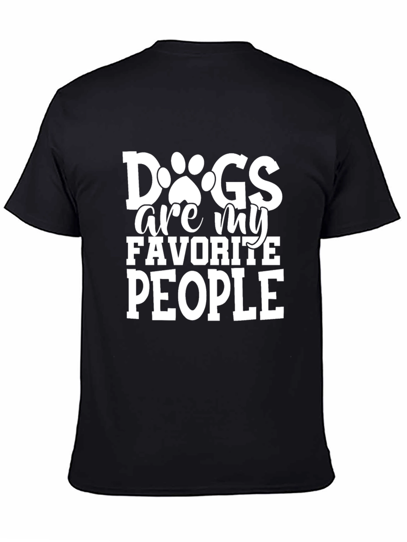 Dogs Are My Favorite People Graphic T-Shirt