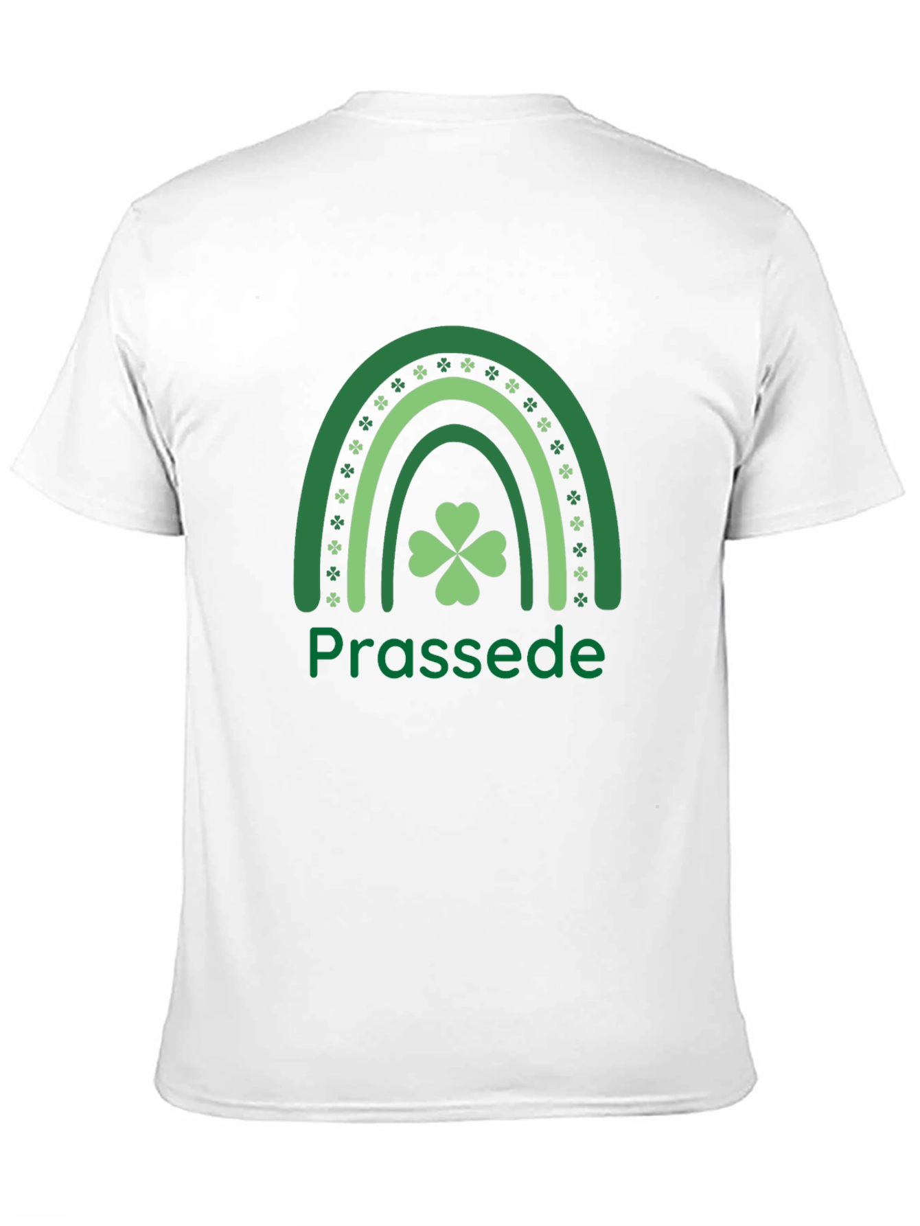 Prassede St. Patricks Day Shamrock Rainbow T-Shirt